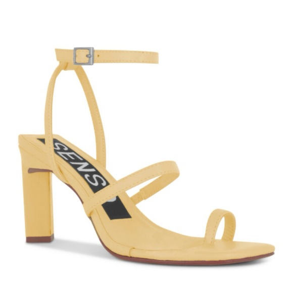 SENSO Shoes - Senso leather heeled sandals, color: zest, size: 37